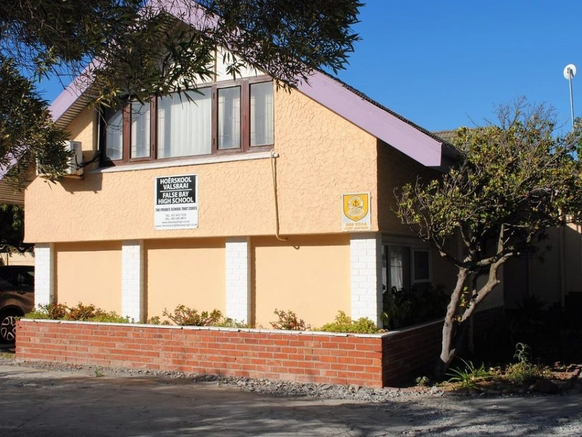 The False Bay High School building at 27 van der Merwe Street, Strand
